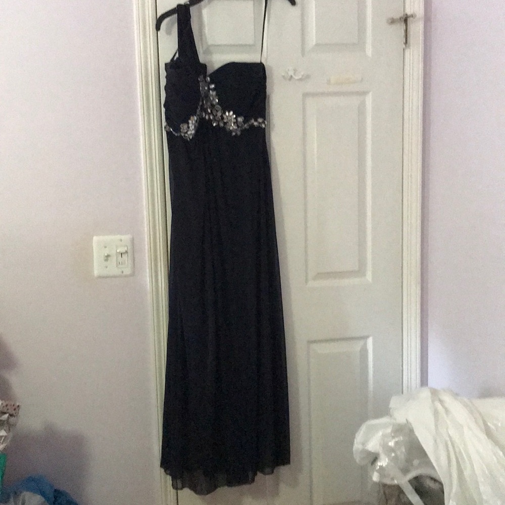 Dark Navy Blue Prom Dress